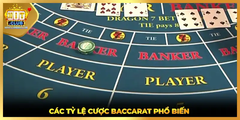 Các tỷ lệ cược Baccarat phổ biến 